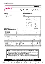 CPH6313 datasheet pdf SANYO