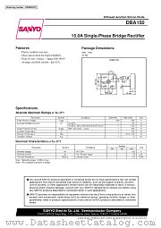 DBA150 datasheet pdf SANYO