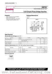 DBF60 datasheet pdf SANYO