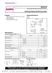 DCF010 datasheet pdf SANYO