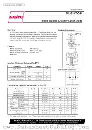 DL-3147-041 datasheet pdf SANYO