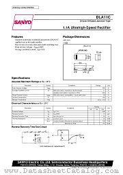 DLA11C datasheet pdf SANYO