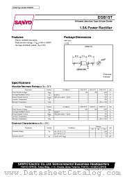 DSB15T datasheet pdf SANYO