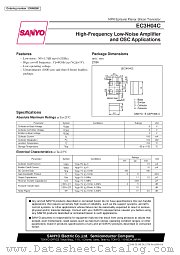 EC3H04C datasheet pdf SANYO