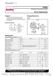 FP208 datasheet pdf SANYO