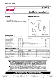 FTD1012 datasheet pdf SANYO