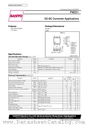 FW211 datasheet pdf SANYO