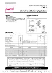 FW313 datasheet pdf SANYO