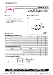 GMA01U datasheet pdf SANYO