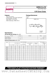 GZB2 datasheet pdf SANYO