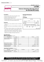 LA1060 datasheet pdf SANYO