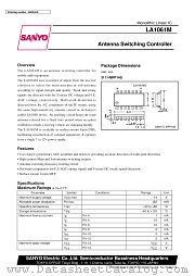 LA1061M datasheet pdf SANYO