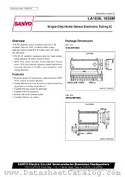 LA1836M datasheet pdf SANYO