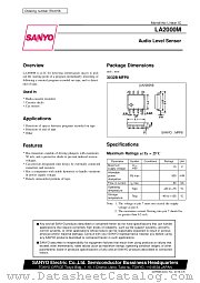 LA2000M datasheet pdf SANYO