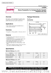 LA3246 datasheet pdf SANYO