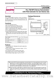 LA3430M datasheet pdf SANYO