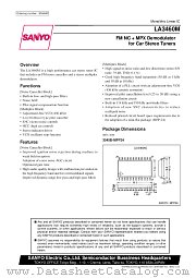 LA3460M datasheet pdf SANYO