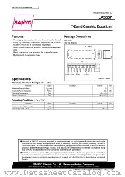 LA3607 datasheet pdf SANYO