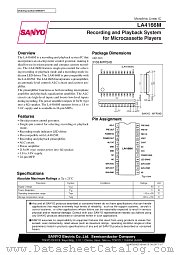 LA4166M datasheet pdf SANYO