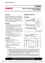 LA4820M datasheet pdf SANYO