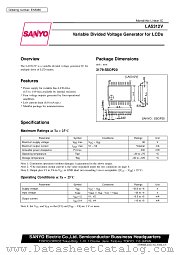 LA5312V datasheet pdf SANYO