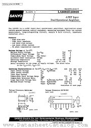 LA6082D datasheet pdf SANYO