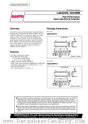 LA6324N datasheet pdf SANYO