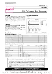 LA6339 datasheet pdf SANYO