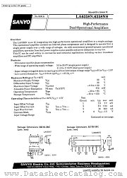 LA6358N datasheet pdf SANYO