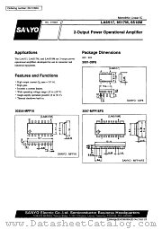 LA6517 datasheet pdf SANYO