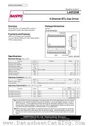 LA6532M datasheet pdf SANYO