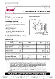 LA6543 datasheet pdf SANYO