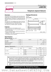 LA8515N datasheet pdf SANYO