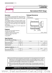 LA8604M datasheet pdf SANYO