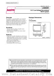 LA8608V datasheet pdf SANYO