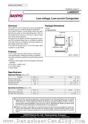 LA8633V datasheet pdf SANYO