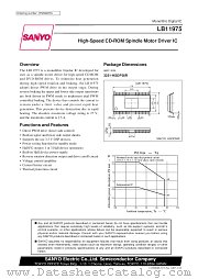 LB11975 datasheet pdf SANYO