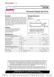 LB1240 datasheet pdf SANYO