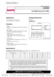 LB1409 datasheet pdf SANYO