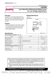 LB1630 datasheet pdf SANYO