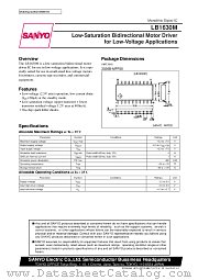 LB1630M datasheet pdf SANYO