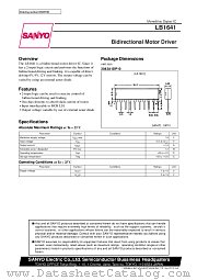 LB1641 datasheet pdf SANYO