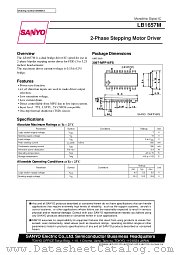 LB1657M datasheet pdf SANYO