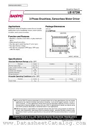 LB1673M datasheet pdf SANYO