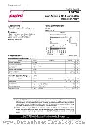 LB1710 datasheet pdf SANYO