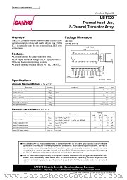 LB1720 datasheet pdf SANYO