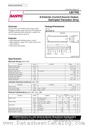 LB1740 datasheet pdf SANYO