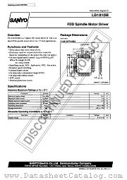 LB1810M datasheet pdf SANYO