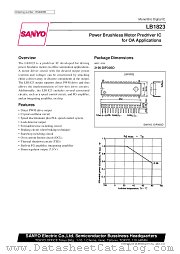 LB1823 datasheet pdf SANYO