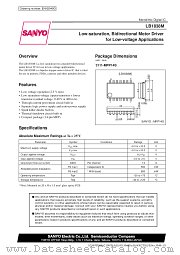 LB1838M datasheet pdf SANYO